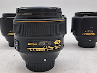4x camera lens, nikon, o.a. af-s niikor 58mm 1:1.4g - afbeelding 3 van  7