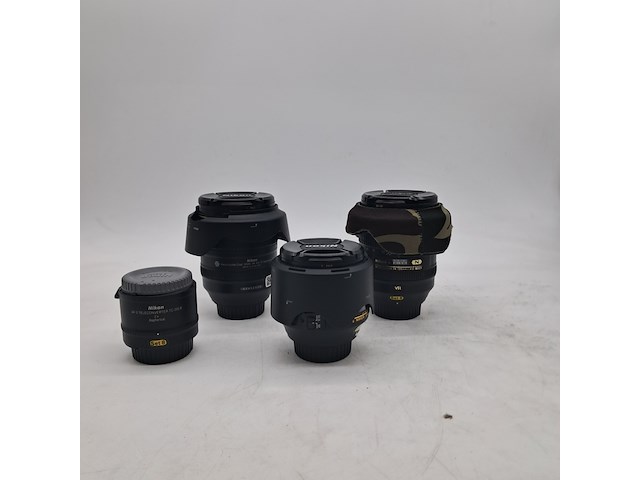 4x camera lens, nikon, o.a. af-s nikkor 24-120mm 1:4g ed - afbeelding 1 van  12