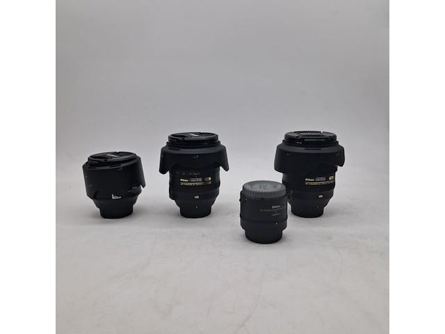 4x camera lens, nikon, o.a. af-s nikkor 24-120mm 1.4g ed - afbeelding 1 van  12