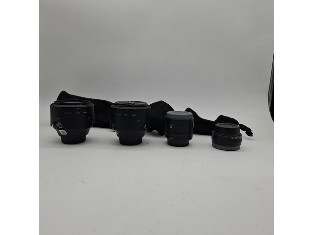 4x camera lens, nikon, o.a. af-s nikkor 58mm 1:1.4g - afbeelding 1 van  19