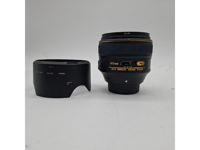 4x camera lens, nikon, o.a. af-s nikkor 58mm 1:1.4g - afbeelding 13 van  19