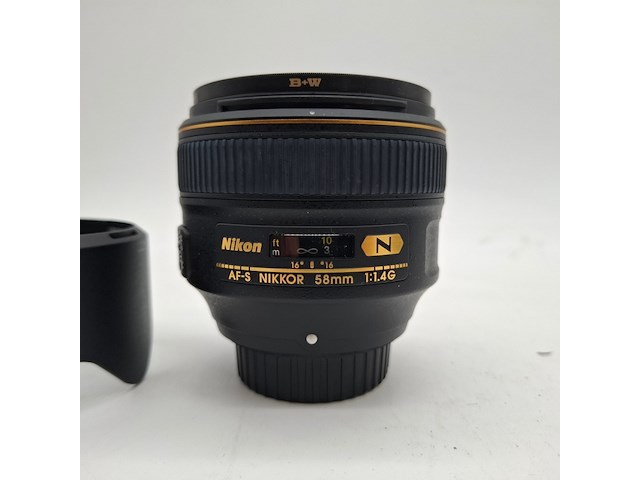 4x camera lens, nikon, o.a. af-s nikkor 58mm 1:1.4g - afbeelding 14 van  19
