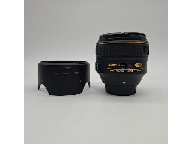 4x camera lens, nikon, o.a. af-s nikkor 58mm 1:1.4g - afbeelding 19 van  19