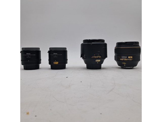 4x camera lens, nikon, o.a. af-s nikkor 58mm 1:1.4g - afbeelding 2 van  8