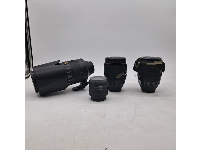 4x camera lens, nikon, o.a. af-s nikkor 80-400 1:4.5-5.6g ed - afbeelding 1 van  14