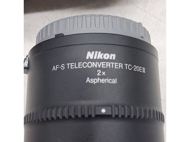 4x cameralens, nikon, af-s teleconverter tc-20e - afbeelding 2 van  13