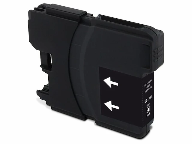 4x cartridges voor brother lc-1100 zwart, recycleclub, zwart - afbeelding 2 van  2