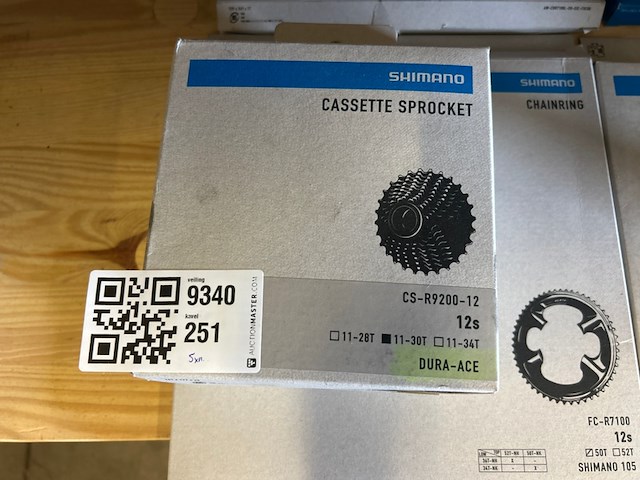 4x chainring, 1x cassette sprocket, shimano - afbeelding 2 van  7