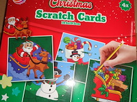 4x christmas scratch kaarten 4x - afbeelding 3 van  3