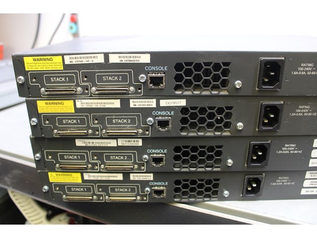 4x cisco catalyst 3750 - afbeelding 8 van  11