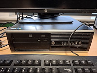 4x computer met beeldscherm en toetsenbord hp, hp pro 6300 sff i5 en hp 6300 sff, bouwjaar 2013 en 2016 - afbeelding 3 van  13