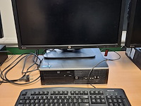 4x computer met beeldscherm en toetsenbord hp, hp pro 6300 sff i5 en hp 6300 sff, bouwjaar 2013 en 2016 - afbeelding 13 van  13
