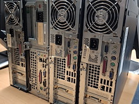 4x computer met beeldscherm, hp, hp dc7700 sff en hp d530 sff, 2010 en 2008 - afbeelding 5 van  7