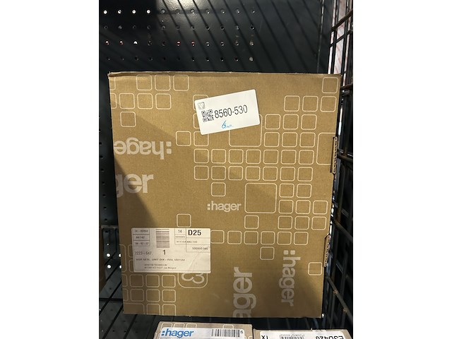 4x contacteur, 2x inbouwunit leeg hager - afbeelding 3 van  6