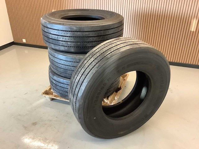 4x continental 385/65r22.5 m+s retread vrachtwagenband - afbeelding 2 van  8