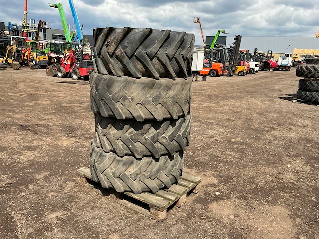 4x continental as-farmer 400/70 r20 band, wiel en velg - afbeelding 9 van  11