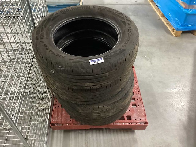 (4x) continental ecocontact 205/60 r 16 v autobanden (zomerbanden) - afbeelding 1 van  4