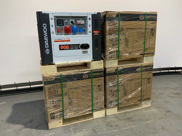 4x daewoo - ddae10500dse-3g (4x) diesel noodstroomaggregaat / generator - afbeelding 10 van  15