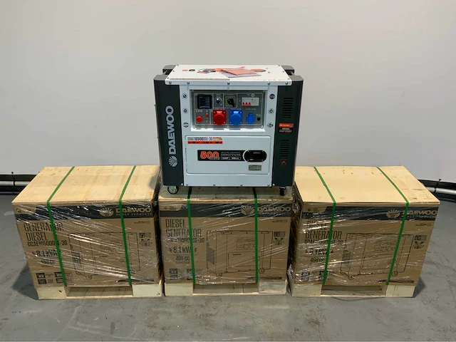 4x daewoo - ddae10500dse-3g (4x) diesel noodstroomaggregaat / generator - afbeelding 14 van  15