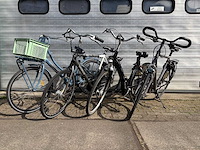 4x damesfiets en herenfiets oa: popal, batavus, gazelle, koga