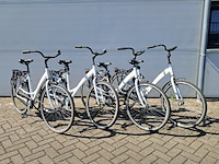 4x damesfiets, wit