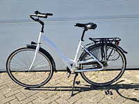 4x damesfiets, wit - afbeelding 3 van  9