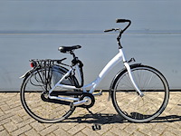4x damesfiets, wit - afbeelding 6 van  9