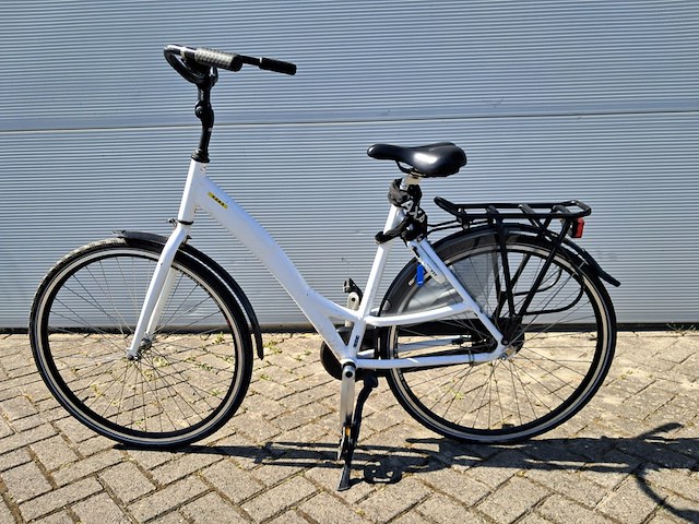 4x damesfiets, wit - afbeelding 9 van  9