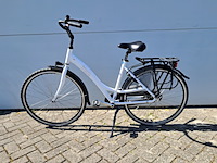 4x damesfiets, wit - afbeelding 3 van  9