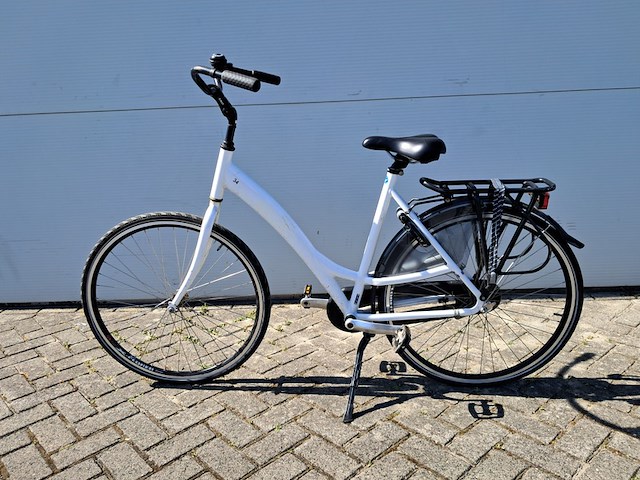 4x damesfiets, wit - afbeelding 7 van  9
