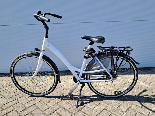 4x damesfiets, wit - afbeelding 7 van  9