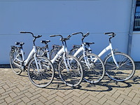 4x damesfiets, wit
