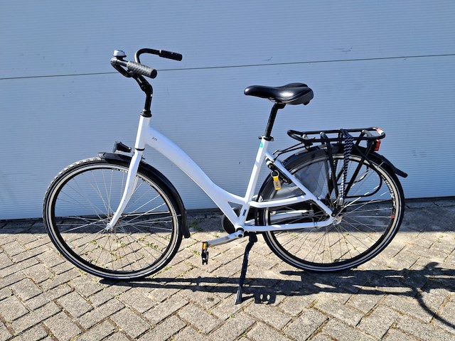 4x damesfiets, wit - afbeelding 7 van  9