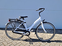 4x damesfiets, wit - afbeelding 8 van  9