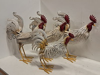 4x decoratie haan - afbeelding 1 van  13