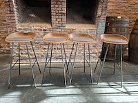 4x design barkruk vepa, hemp, zwart bruin, bouwjaar 2023 - afbeelding 4 van  11