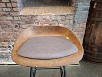 4x design barkruk vepa, hemp, zwart bruin, bouwjaar 2023 - afbeelding 11 van  11