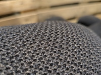 4x design stoel, varier, ekstrem, knit 009 black - afbeelding 5 van  5