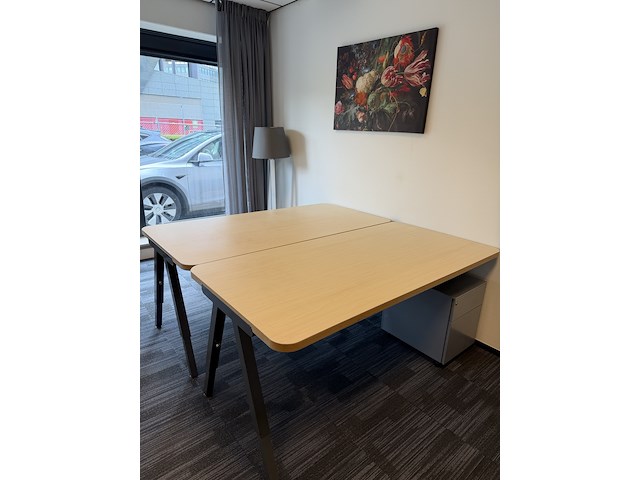 4x design tafels piet boon, licht hout - afbeelding 1 van  3