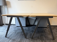 4x design tafels piet boon, licht hout - afbeelding 2 van  3