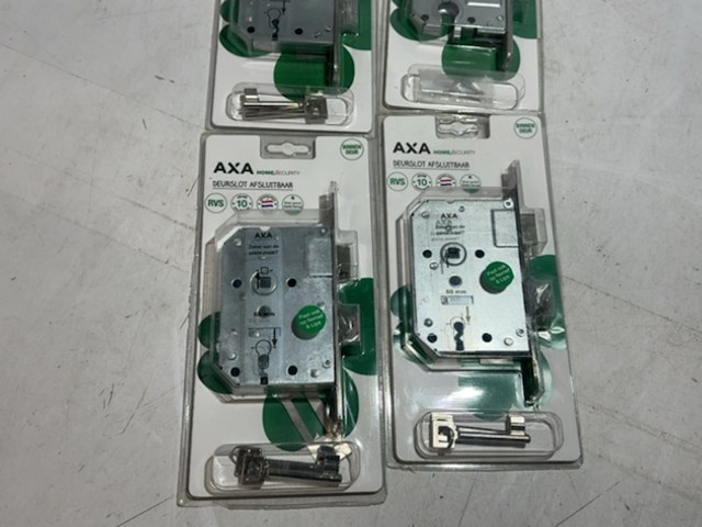 4x deurslot binnendeur deur links/rechtsdraaiend, axa - afbeelding 2 van  3