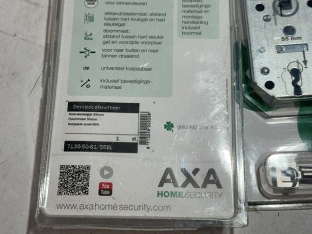 4x deurslot binnendeur deur links/rechtsdraaiend, axa - afbeelding 3 van  3