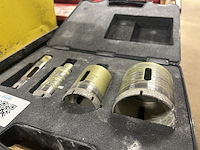 4x diamantboorkronen in koffer - afbeelding 3 van  4