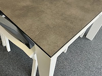 4x dining chair , suns , anzio, mrg/light antraciet - afbeelding 5 van  7