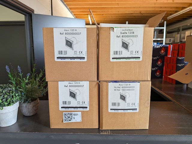 4x diverse badkamer ventilator azur - afbeelding 2 van  7