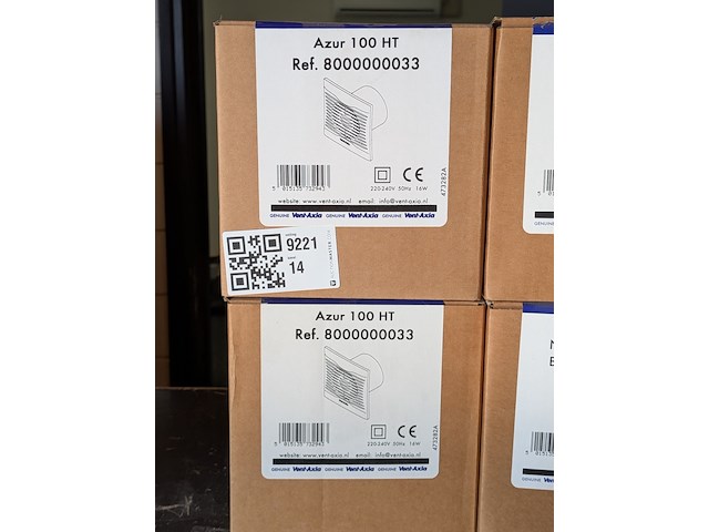 4x diverse badkamer ventilator azur - afbeelding 2 van  8