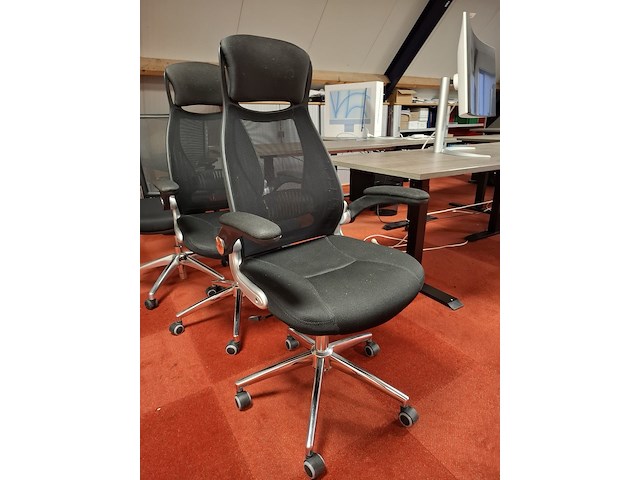 4x diverse bureaustoel - afbeelding 3 van  6