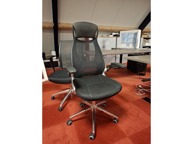 4x diverse bureaustoel - afbeelding 5 van  6