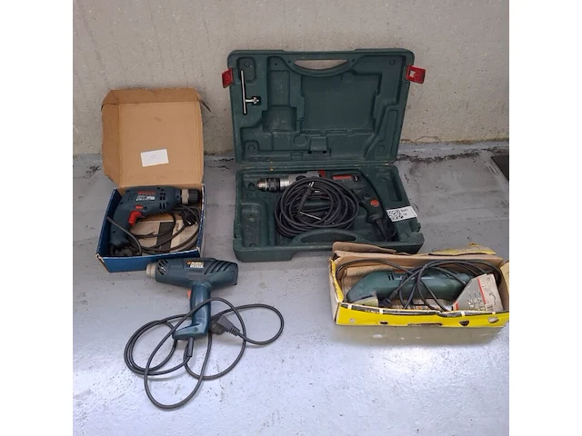 4x diverse elektrische gereedschap o.a. metabo, bosch - afbeelding 1 van  12