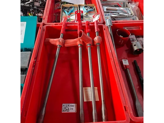 4x diverse holle hamerboor hilti, te-yd - afbeelding 1 van  6
